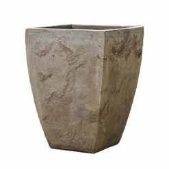 Pottery + Planters + Containers>Roger's Gardens Antico Terra Cotta Square Brasilia Planter