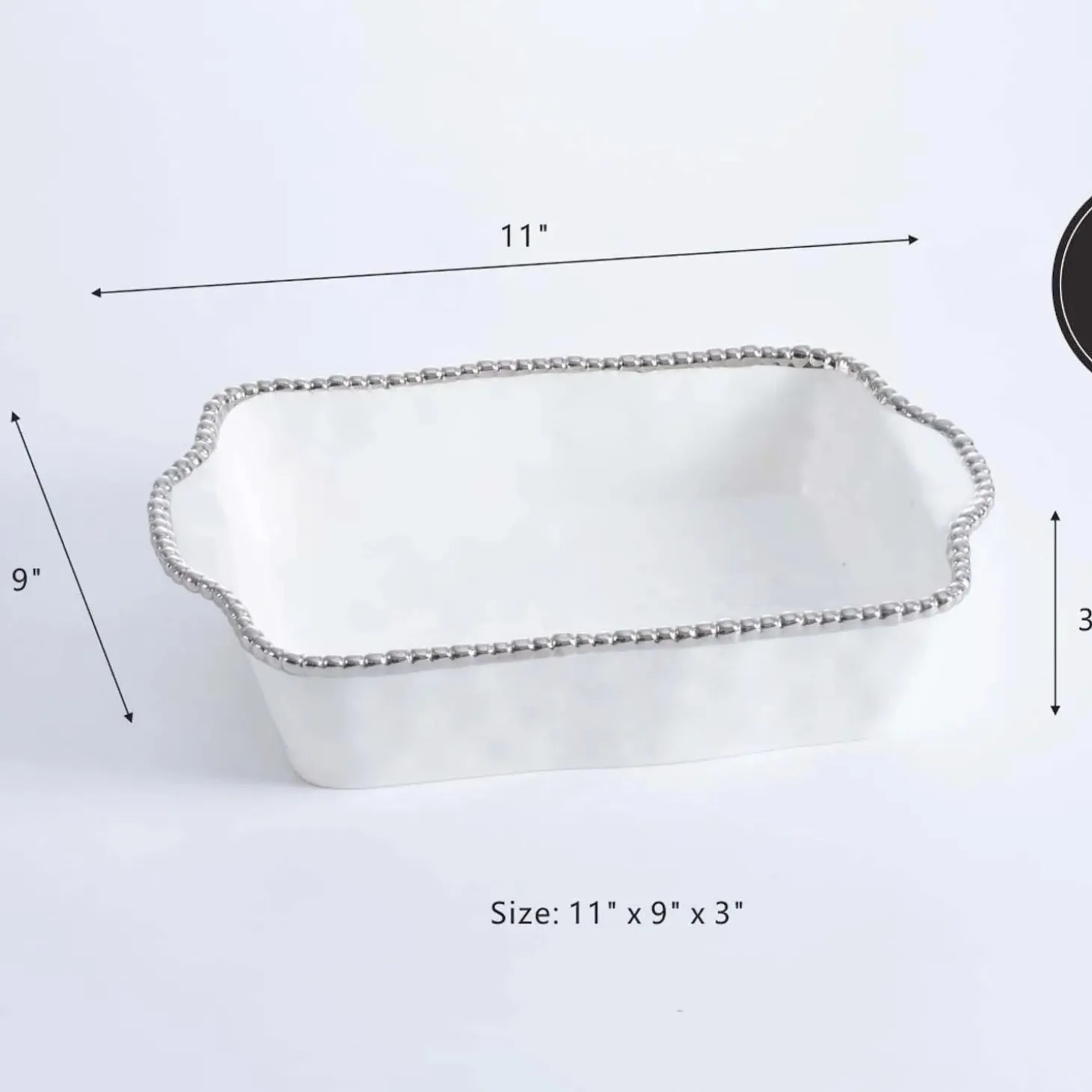 Serveware>Roger's Gardens Argentinian Salerno Rectangular Baking Dish