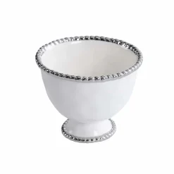 Serveware>Roger's Gardens Argentinian Salerno Small Footed Bowl