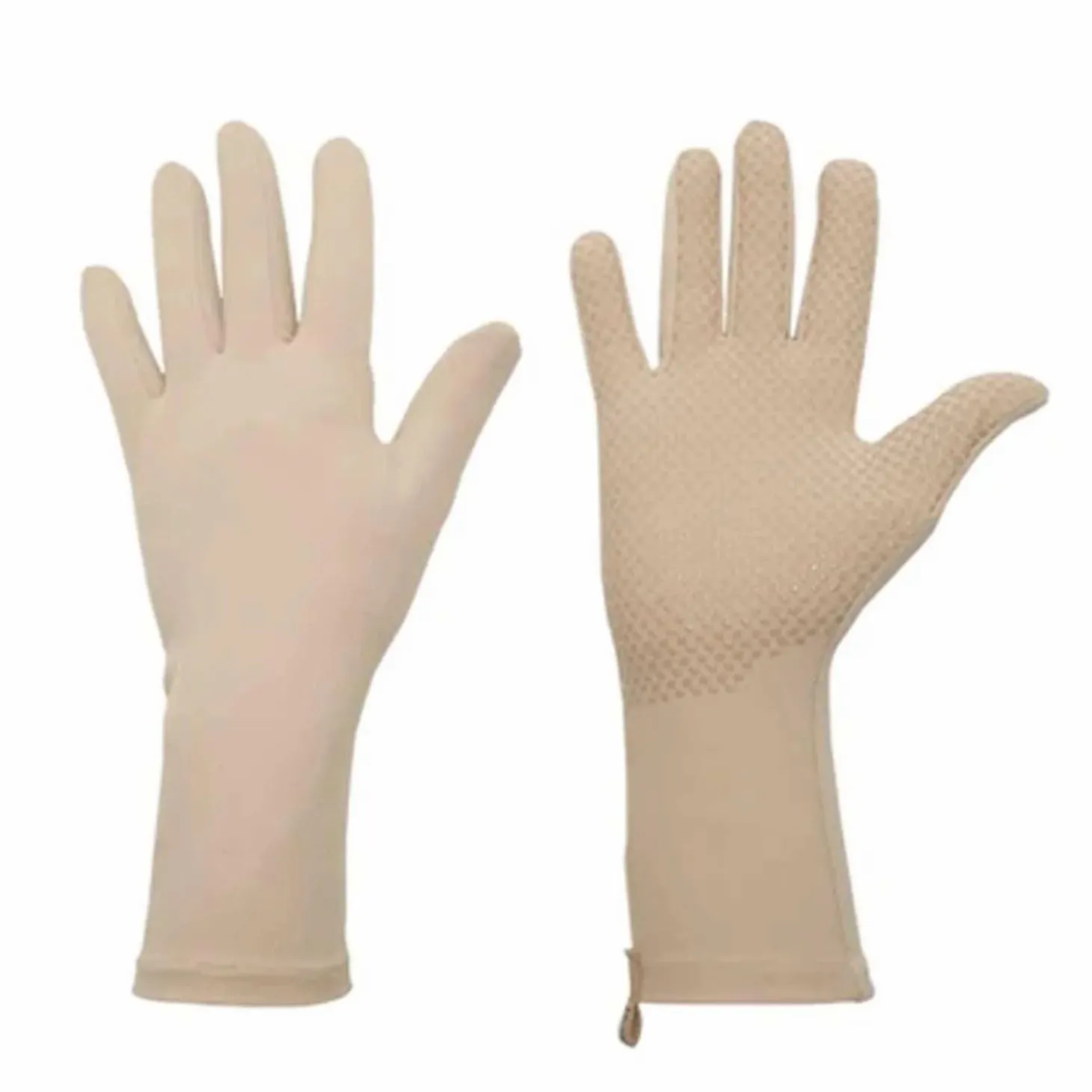 Garden Gloves + Tools + Accessories>Roger's Gardens Foxgloves Grip Gardening Gloves - Sand