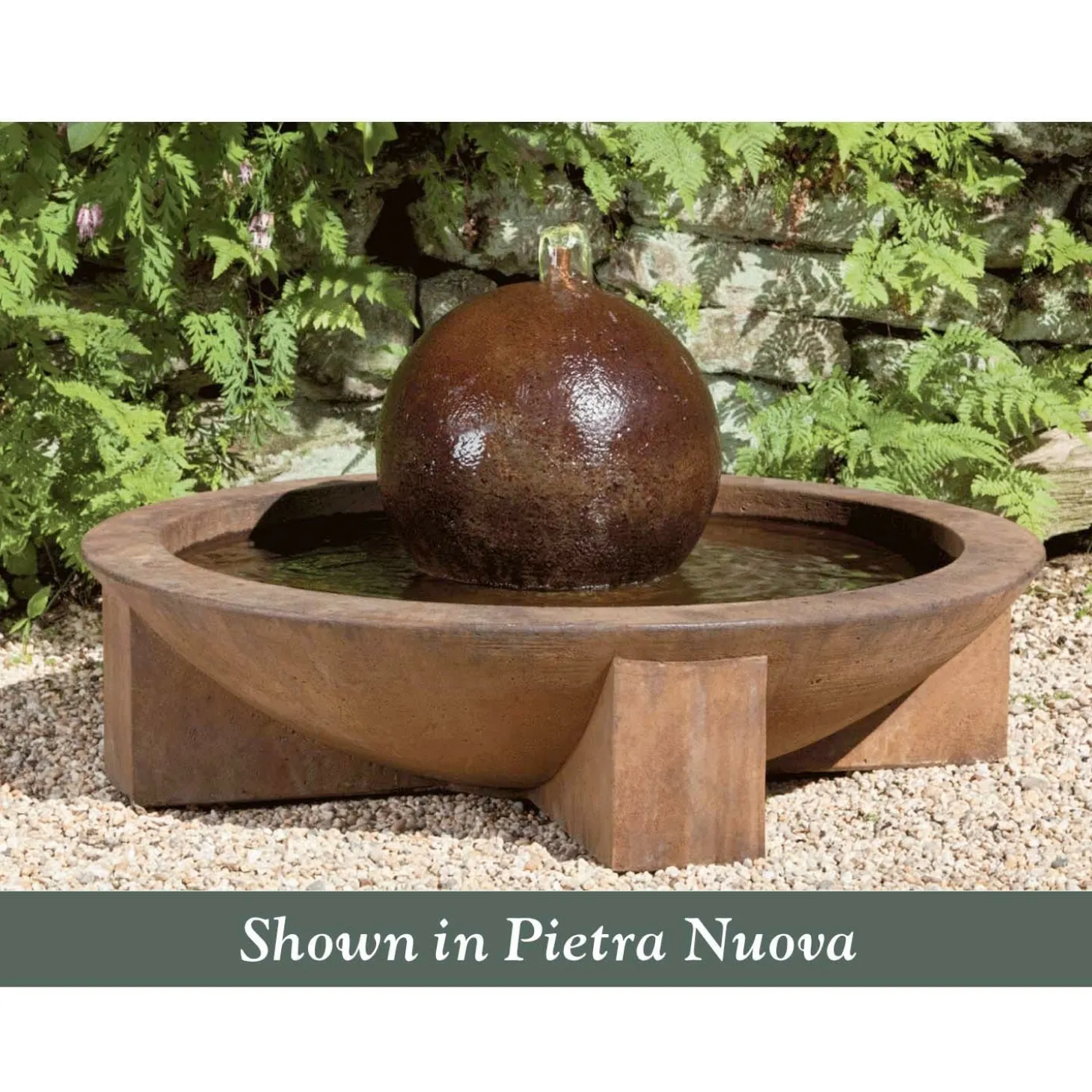 Fountains>Roger's Gardens Low Zen Sphere Fountain