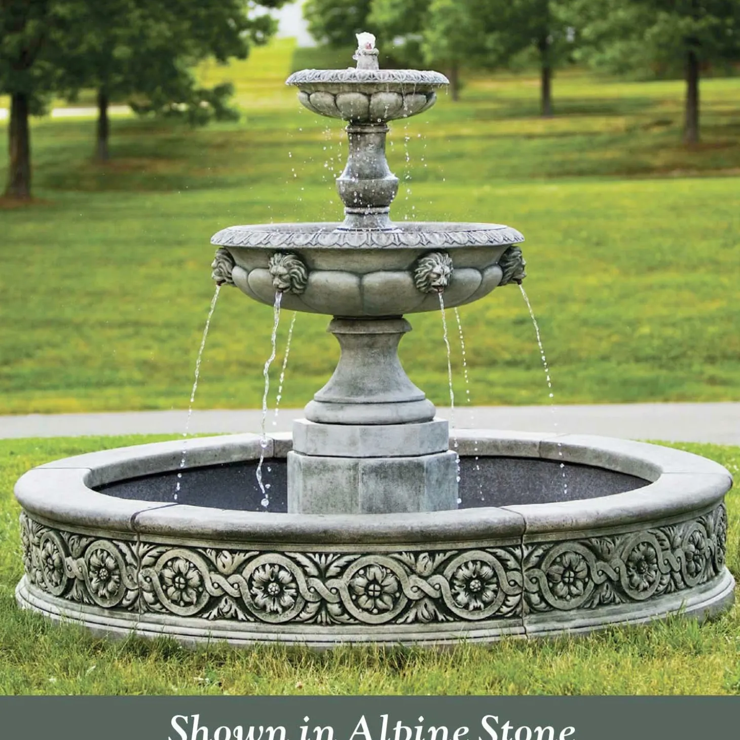 Fountains>Roger's Gardens Parisienne Two Tier Fountain
