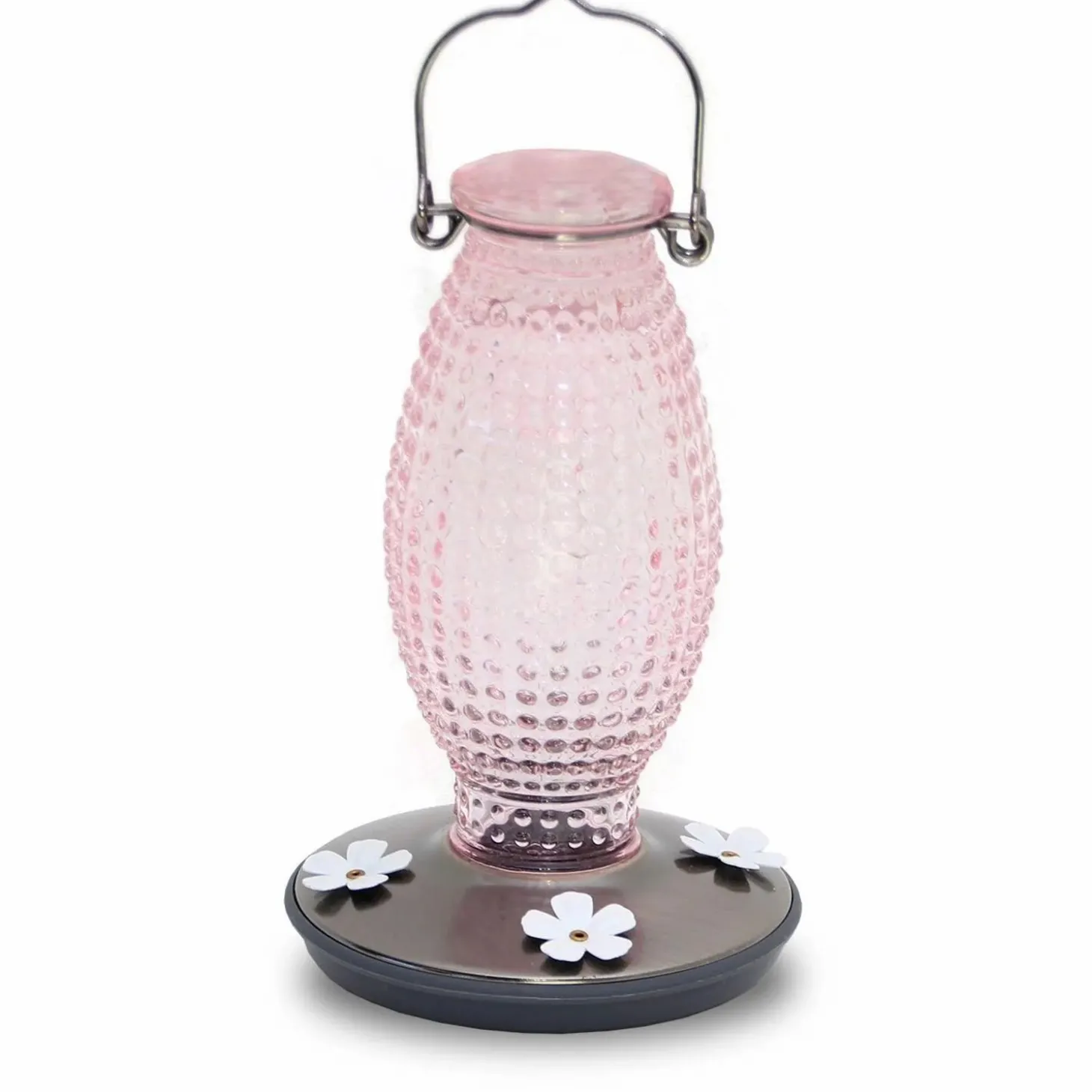 Garden Accents + Bird Feeders>Roger's Gardens Perky Pink Vintage Feeder