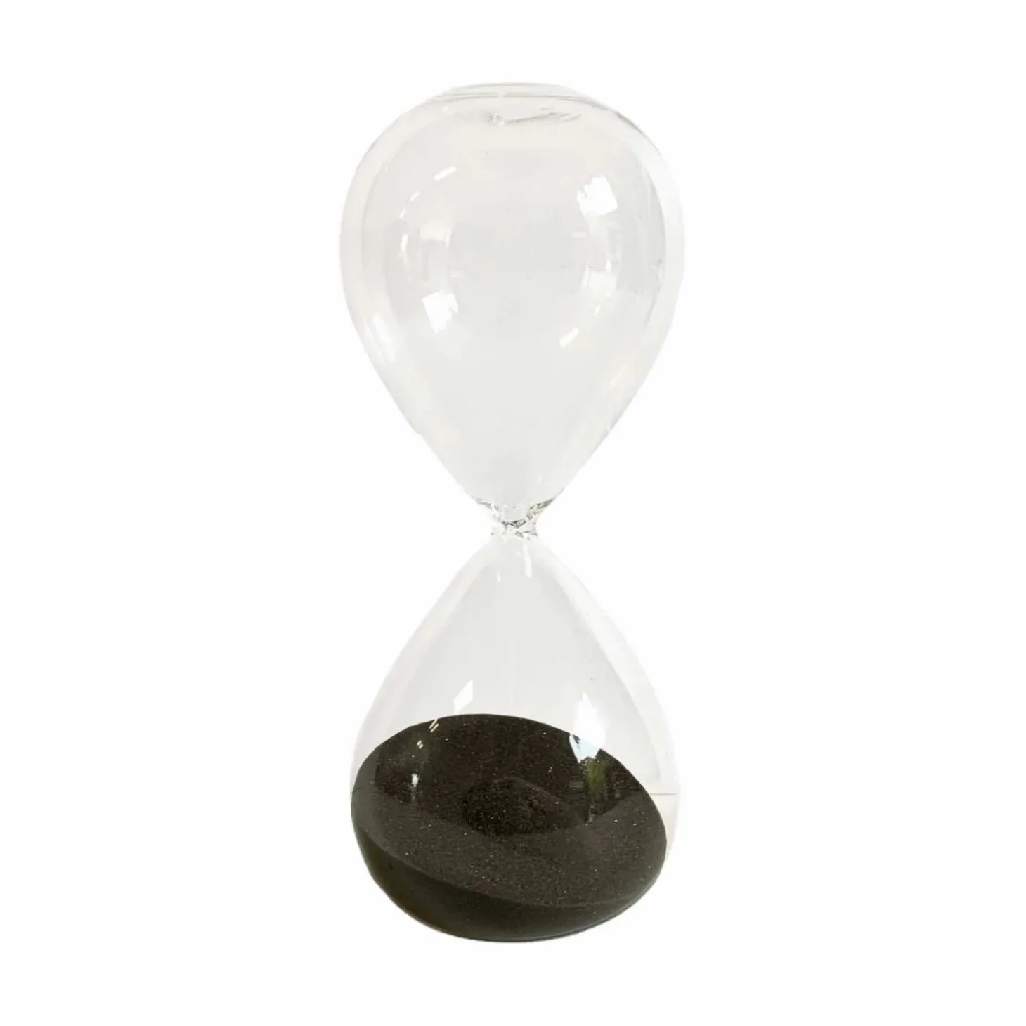 Halloween Decor>Roger's Gardens Sinister 5 Minute Sand Glass - 7.5" Tall