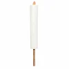Garden Accents + Bird Feeders>Roger's Gardens Solar Plastic Flickering Flame Candle