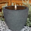 Fountains>Roger's Gardens Stone Ledge Fountain - Black Stone Ledge