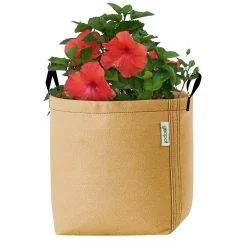 Pottery + Planters + Containers>Roger's Gardens Tan Geopot Fabric Bag - 15 Gallon