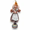 Halloween Decor>Roger's Gardens Witch With Gourd Hat - 19" Tall